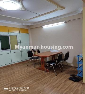 ミャンマー不動産 - 賃貸物件 - No.2663 - Furnished second floor apartment for rent in Sanchaung! - dining area view