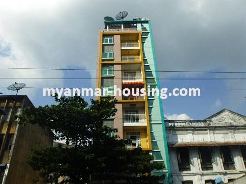 ミャンマー不動産 - 賃貸物件 - No.2714 - Good condominium for rent in Pabedan ! - View of the apartment.