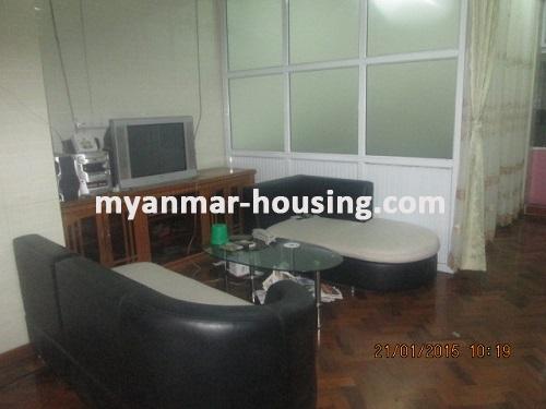 မြန်မာအိမ်ခြံမြေ - ငှားရန် property - No.2774 - N/AView of the living room.