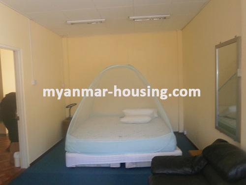 မြန်မာအိမ်ခြံမြေ - ငှားရန် property - No.2778 - မရမ်းကုန်းတွင်လုံးချင်းတစ်လုံးငှားရန်ရှိသည်။View of the bed room.