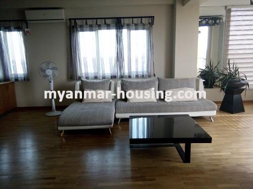 ミャンマー不動産 - 賃貸物件 - No.2781 - Available good codominium for rent near Kan Daw Gyi garden. - 