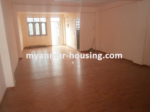 Myanmar real estate - for rent property - No.2786 - Hall Type Spacious Room for rent located in Ahlone Township! - View of the inside.