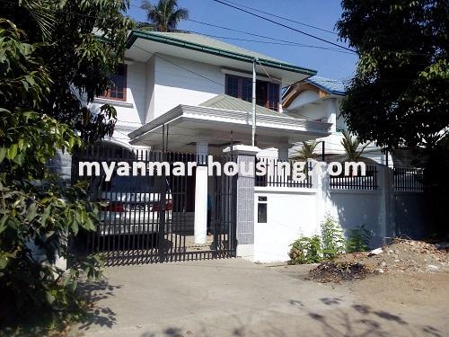 ミャンマー不動産 - 賃貸物件 - No.2788 -  A Nice Landed House for rent in Thin Gann Gyun ! - 
