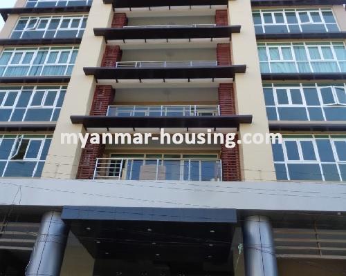 缅甸房地产 - 出租物件 - No.2799 - Modern Luxury Condominium for rent in Sanchaung Township. - View of the building