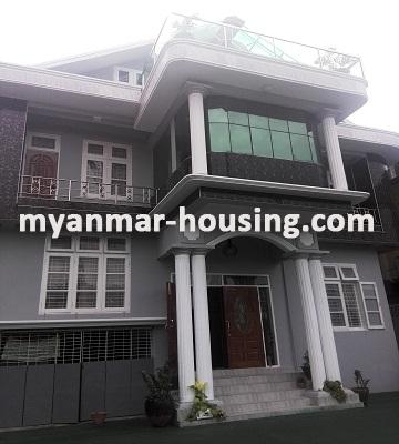 Myanmar real estate - for rent property - No.2804 - A Landed house for rent is available in Saya San Road. - 