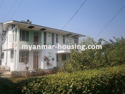 မြန်မာအိမ်ခြံမြေ - ငှားရန် property - No.2814 - N/Athe front view of the building