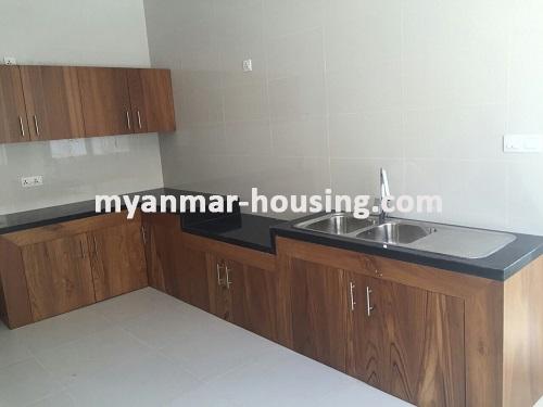 ミャンマー不動産 - 賃貸物件 - No.2817 - One Storey Landed House for rent in Nayphidaw. - View of the Kitchen room