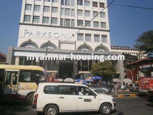 Myanmar real estate - for rent property - No.2825 - Office Space for rent in City Center near FMI! - View of the road