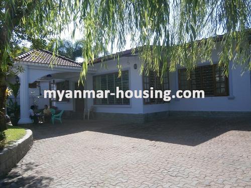 缅甸房地产 - 出租物件 - No.2852 - Lovely Landed house for rent in very good area! - View of the house