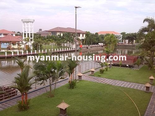 မြန်မာအိမ်ခြံမြေ - ငှားရန် property - No.2854 - N/ABack View of the house
