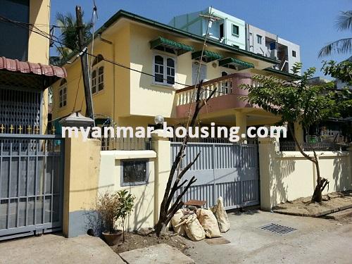 缅甸房地产 - 出租物件 - No.2880 - A landed house for rent near Parami Sein Gay Har Surper Market. - 
