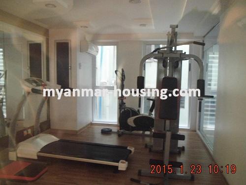 မြန်မာအိမ်ခြံမြေ - ငှားရန် property - No.2887 - N/AView of the Gym room.