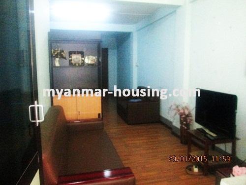 ミャンマー不動産 - 賃貸物件 - No.2895 - Nice room  with Fair Price in Sanchaung Township- Suitable for you! - Living Room Space