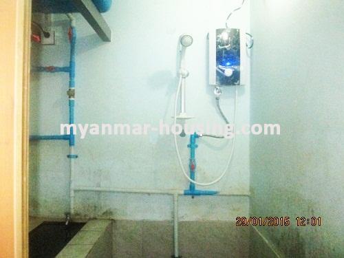 ミャンマー不動産 - 賃貸物件 - No.2895 - Nice room  with Fair Price in Sanchaung Township- Suitable for you! - Bath Room