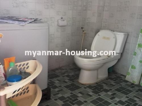 缅甸房地产 - 出租物件 - No.2929 - Decorated Room Located near Dagon Center Shopping Center- Pyay Road! - View of the wash room.