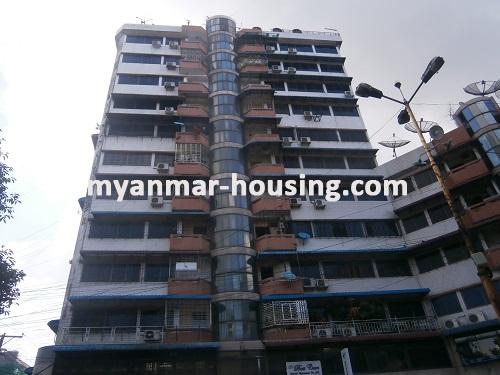 Myanmar real estate - for rent property - No.2932 - Ground Floor for rent located in the best area of Yangon- Bahan Township! - View of the infront.