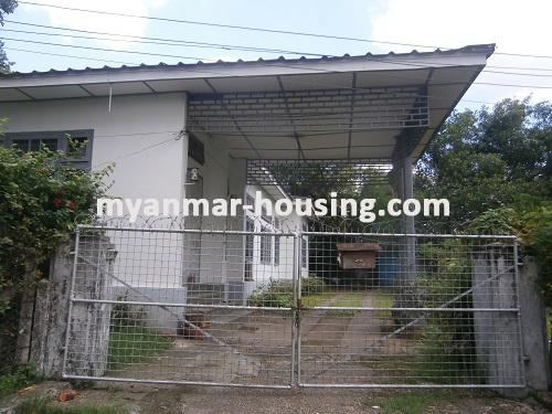 缅甸房地产 - 出租物件 - No.2935 - One Storey House for Rent located in Bahan Township! - 
