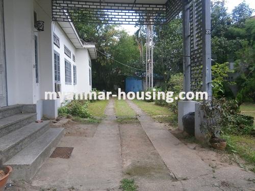 缅甸房地产 - 出租物件 - No.2935 - One Storey House for Rent located in Bahan Township! - 
