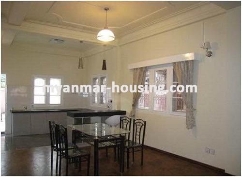 ミャンマー不動産 - 賃貸物件 - No.2938 -  Two Storey House for Rent near Mya Yadana Street at  Yankin. - 