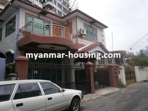 မြန်မာအိမ်ခြံမြေ - ငှားရန် property - No.2947 - Junction Maw Tin အနီးတွင် လုံးချငး်တစ်လုံးငှားရန်ရှိသည်။ - View of the house.