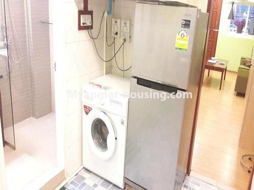 缅甸房地产 - 出租物件 - No.2958 - Serviced Studio room for beautiful life style in Downtown! - bathroom view