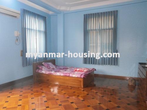 Myanmar real estate - for rent property - No.2964 - Three storey building with reasonable price in Mayangone! - View of the master bed room.