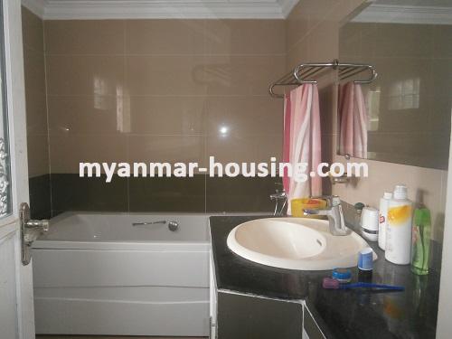 Myanmar real estate - for rent property - No.2964 - Three storey building with reasonable price in Mayangone! - View of the wash room.