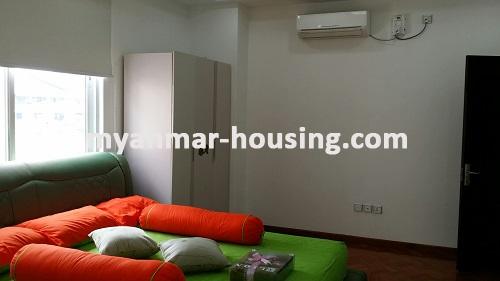 Myanmar real estate - for rent property - No.2971 - Beautiful Condo Apartment near the Park Royal Hotel and office tower in Dagon! - View of the master bed room.