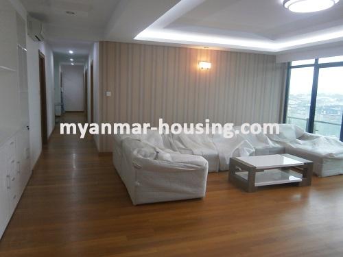 ミャンマー不動産 - 賃貸物件 - No.3023 - Very nice condominium for rent with Hlaing River View! - 