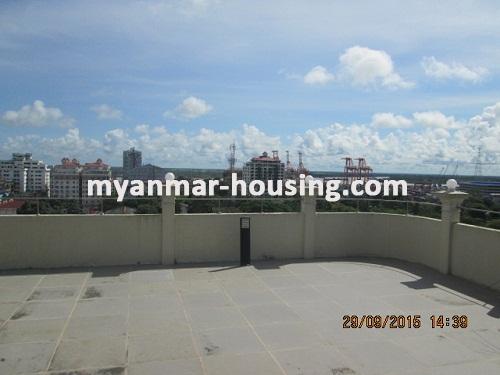 မြန်မာအိမ်ခြံမြေ - ငှားရန် property - No.3026 - Modern decorated Pent House with amazing view for rent! - 