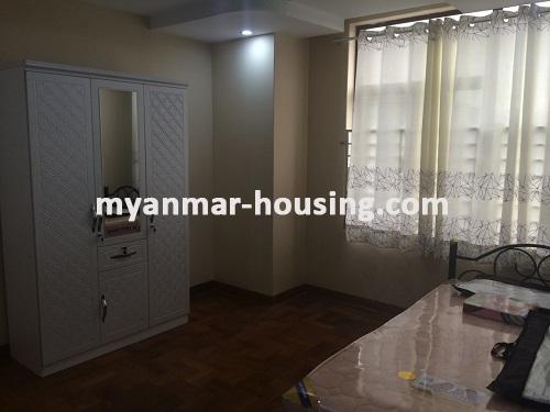 缅甸房地产 - 出租物件 - No.3047 - A convenient apartment for rent in Mingalar Taung Nyunt! - View of the bed room