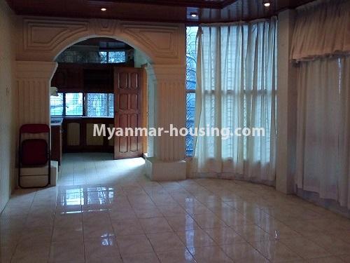 缅甸房地产 - 出租物件 - No.3063 - Very good three stories landed house for rent at 6.5 miles, Hlaing Tsp is suitable for office! - 