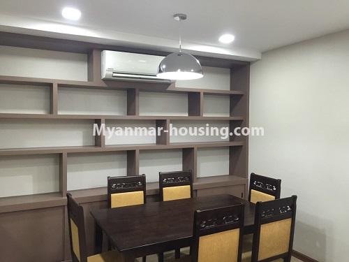 Myanmar real estate - for rent property - No.3067 - Well view room for rent in Star City! - View of the dining room