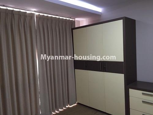 Myanmar real estate - for rent property - No.3067 - Well view room for rent in Star City! - View of the bed room.