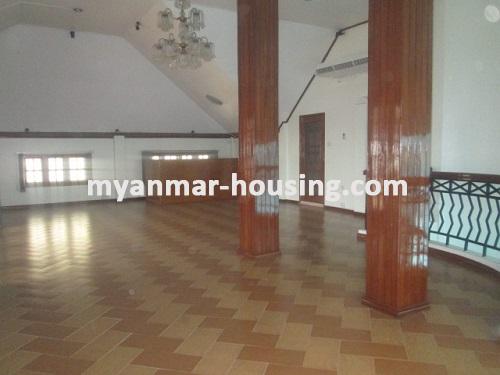 Myanmar real estate - for rent property - No.3085 - There is a good landed house in Golden Valley. - 