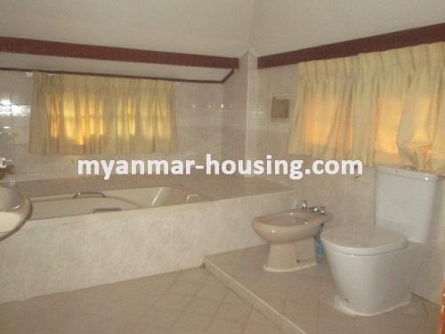 Myanmar real estate - for rent property - No.3085 - There is a good landed house in Golden Valley. - 