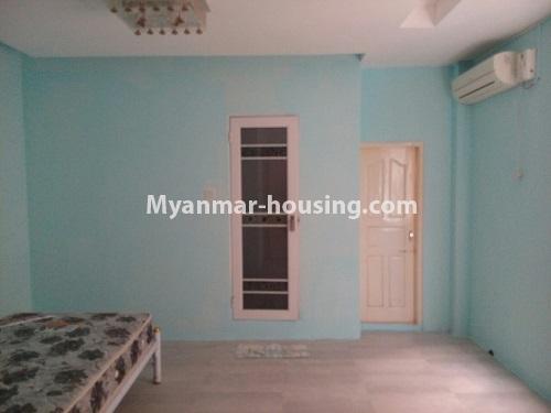 Myanmar real estate - for rent property - No.3109 - Available good condominium for rent near Chatrium Hotel. - View of the bedroom.