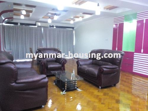 မြန်မာအိမ်ခြံမြေ - ငှားရန် property - No.3140 - ရွေှဟင်္သာကွန်ဒိုတွင်နေချင်သူများအတွက်အခန်းကောင်းတစ်ခန်းငှားရန်ရှိသည်။