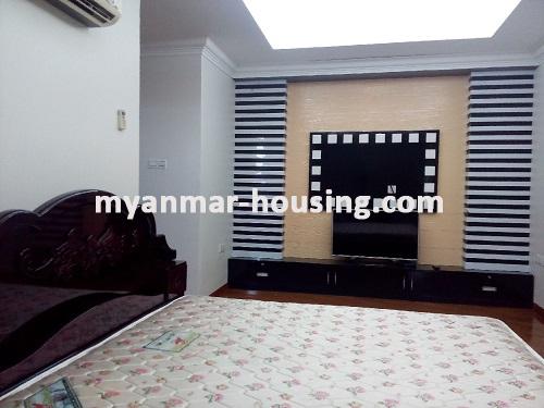 မြန်မာအိမ်ခြံမြေ - ငှားရန် property - No.3140 - ရွေှဟင်္သာကွန်ဒိုတွင်နေချင်သူများအတွက်အခန်းကောင်းတစ်ခန်းငှားရန်ရှိသည်။