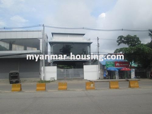 Myanmar real estate - for rent property - No.3157 - An available Landed House for rent in Tin Gann Gyun Township. - view of the building