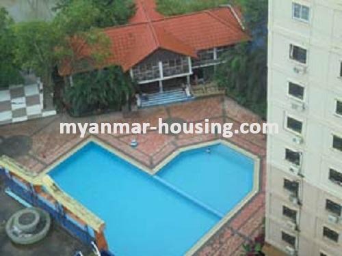 缅甸房地产 - 出租物件 - No.3166 - A good condo room for rent at Chan Tha Gone Young Condo! - 