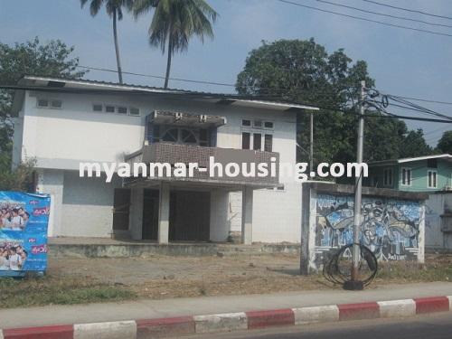 Myanmar real estate - for rent property - No.3168 - A good news for business man, landed house for rent at the main road! - 