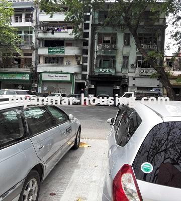 缅甸房地产 - 出租物件 - No.3180 - A big ground floor for rent at downtown area! - 