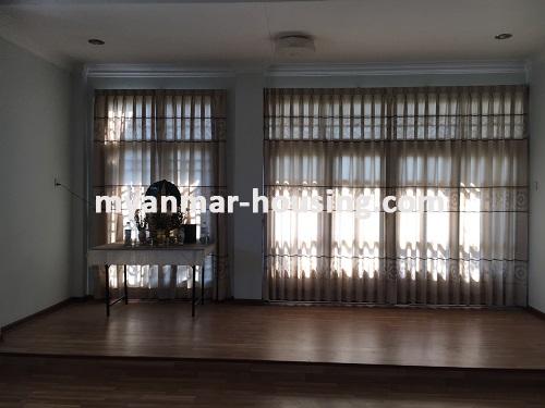 ミャンマー不動産 - 賃貸物件 - No.3224 - One Storey landed house for rent in Naypyidaw. - view of living room.