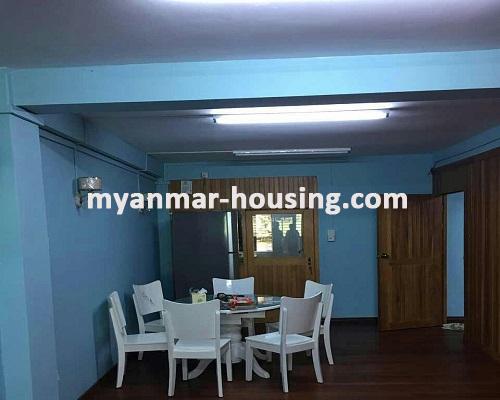 Myanmar real estate - for rent property - No.3226 - Well-furnished condominium for rent in Latha Township. - View of Dining room