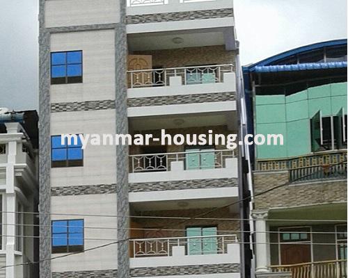 缅甸房地产 - 出租物件 - No.3229 -  An apartment for rent in South Okkalapa Township. - View of the building