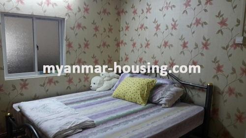 Myanmar real estate - for rent property - No.3231 - Well-furnished apartment for rent in SanchaungTownship. - View of bed room