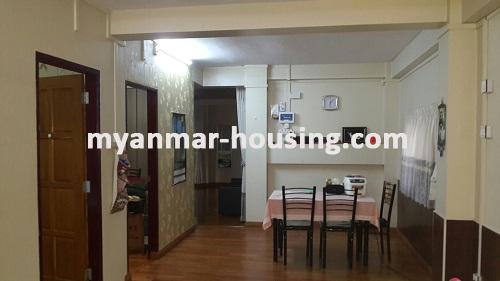 缅甸房地产 - 出租物件 - No.3231 - Well-furnished apartment for rent in SanchaungTownship. - View of Dining room