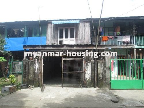 မြန်မာအိမ်ခြံမြေ - ငှားရန် property - No.3240 - ဈေးနှုန်းသက်သာစွာဖြင့်သင်္ကန်းကျွန်းမြို့နယ်တွင် တိုက်ခန်းတစ်ခန်းဌားရန် ရှိသည်။View of the building