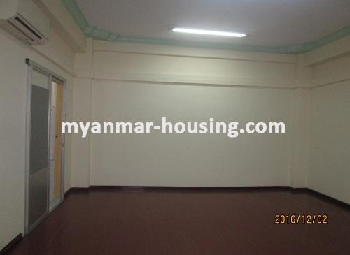 Myanmar real estate - for rent property - No.3246 - Condominium for rent in Moe Sandar Condo at Kamaryut Township. - View of the bed room